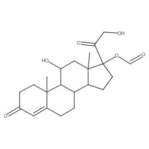 Hydrocortisone 17-Formate结构式