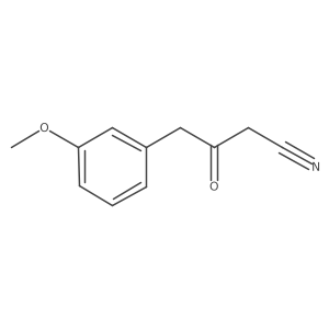 4-[3-(Methyloxy)phenyl]-3-oxobutanenitrile结构式