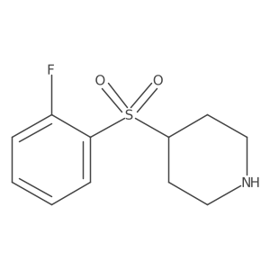 4-(2-Fluorobenzenesulfonyl)piperidine Structure