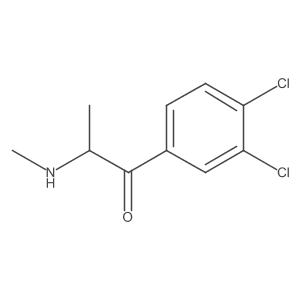 1-(3,4-Dichlorophenyl)-2-(methylamino)-1-propanone Structure