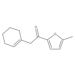 2-(1-Cyclohexen-1-yl)-1-(5-methyl-2-furanyl)ethanone Structure