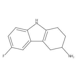 6-Fluoro-2,3,4,9-tetrahydro-1H-carbazol-3-ylamine Structure