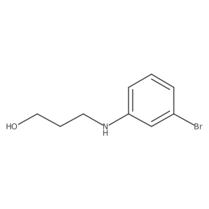 3-[(3-Bromophenyl)amino]-1-propanol结构式