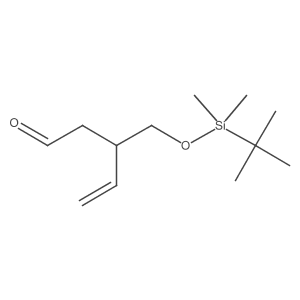 3-[[[(1,1-Dimethylethyl)dimethylsilyl]oxy]methyl]-4-pentenal结构式