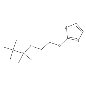 2-[2-(Tert-butyldimethylsilanyloxy)ethoxy]thiazole结构式