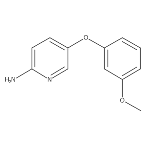 5-(3-Methoxyphenoxy)-2-pyridinamine结构式