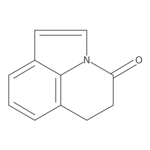 5,6-Dihydro-4H-pyrrolo[3,2,1-ij]quinolin-4-one结构式
