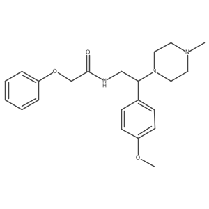 N-[2-(4-methoxyphenyl)-2-(4-methylpiperazin-1-yl)ethyl]-2-phenoxyacetamide Structure