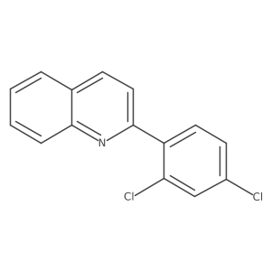 2-(2,4-Dichlorophenyl)quinoline结构式