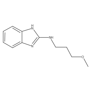 1H-Benzimidazol-2-amine, N-(3-methoxypropyl)-结构式
