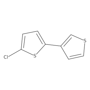 5-Chloro-2,3'-bithiophene结构式