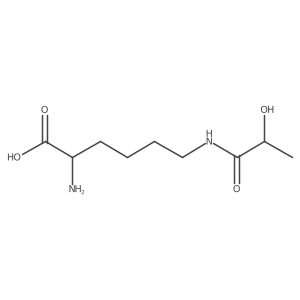 H-L-Lys(Lactoyl)-OH结构式