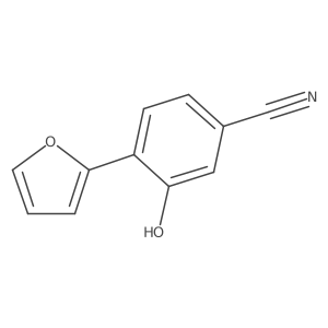 4-Furan-2-yl-3-hydroxy-benzonitrile Structure