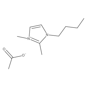 1-Butyl-2,3-dimethylimidazolium acetate Structure