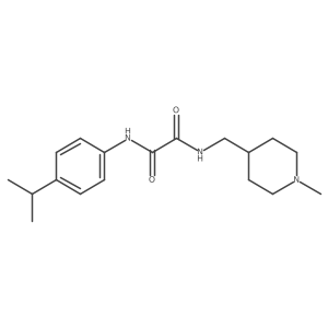 N1-(4-isopropylphenyl)-N2-((1-methylpiperidin-4-yl)methyl)oxalamide Structure