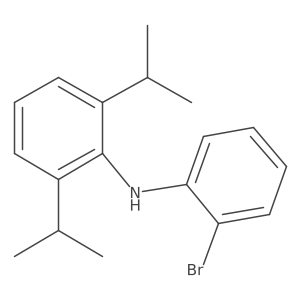 n-(2-Bromophenyl)-2,6-diisopropylaniline结构式