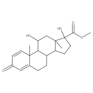delta1-Cortienic Acid Methyl Ester结构式