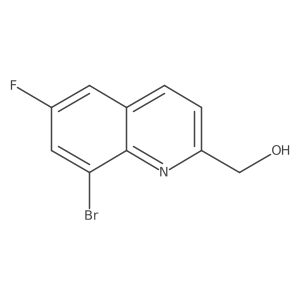 (8-Bromo-6-fluoroquinolin-2-yl)methanol结构式