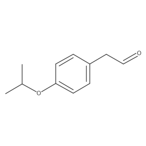 2-(4-Isopropoxyphenyl)acetaldehyde Structure