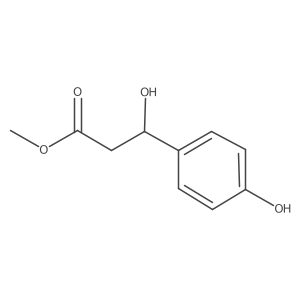 Methyl 3-hydroxy-3-(4-hydroxyphenyl)propanoate Structure