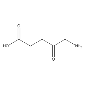 5-Amino-4-oxopentanoic-4-13C acid Structure