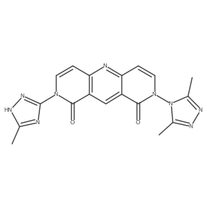 2-(3,5-dimethyl-4H-1,2,4-triazol-4-yl)-8-(3-methyl-1H-1,2,4-triazol-5-yl)pyrido[4,3-b][1,6]naphthyridine-1,9(2H,8H)-dione Structure