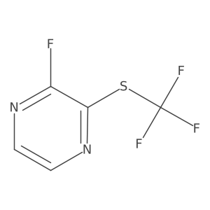 2-Fluoro-3-trifluoromethylsulfanylpyrazine Structure
