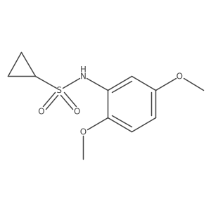 N-(2,5-dimethoxyphenyl)cyclopropanesulfonamide Structure