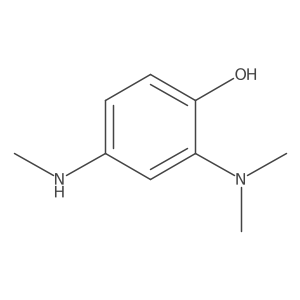 2-(Dimethylamino)-4-(methylamino)phenol结构式