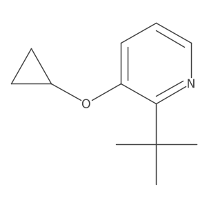2-Tert-butyl-3-cyclopropoxypyridine Structure