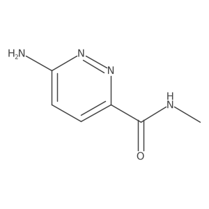 6-amino-N-methylpyridazine-3-carboxamide Structure