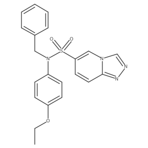 N-benzyl-N-(4-ethoxyphenyl)-[1,2,4]triazolo[4,3-a]pyridine-6-sulfonamide Structure