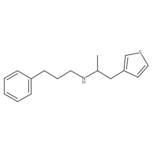 3-Thiopheneethanamine, I+/--methyl-N-(3-phenylpropyl)-结构式