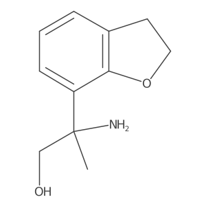2-Amino-2-(2,3-dihydro-1-benzofuran-7-yl)propan-1-ol Structure