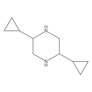 2,5-Dicyclopropylpiperazine结构式