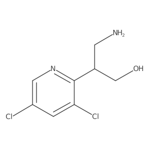 3-Amino-2-(3,5-dichloropyridin-2-yl)propan-1-ol Structure
