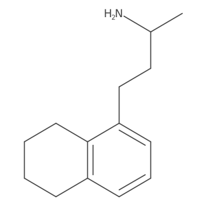(2R)-4-(5,6,7,8-tetrahydronaphthalen-1-yl)butan-2-amine结构式