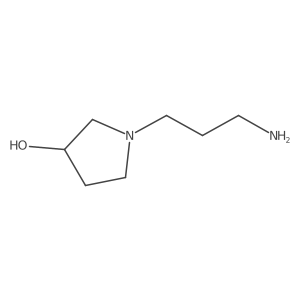 (3S)-1-(3-Aminopropyl)pyrrolidin-3-ol结构式