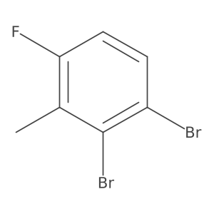 1,2-Dibromo-4-fluoro-3-methylbenzene Structure