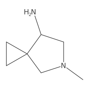 5-Methyl-5-azaspiro[2.4]heptan-7-amine结构式