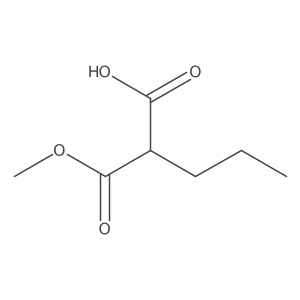 2-(Methoxycarbonyl)pentanoic acid Structure