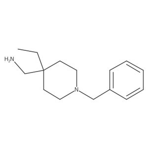 (1-Benzyl-4-ethylpiperidin-4-yl)methanamine Structure