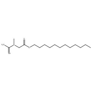 Dodecyl creatine ester Structure