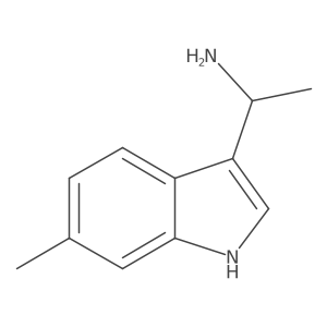 1-(6-Methyl-1h-indol-3-yl)ethan-1-amine Structure