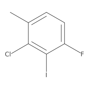 2-Chloro-4-fluoro-3-iodo-1-methylbenzene Structure
