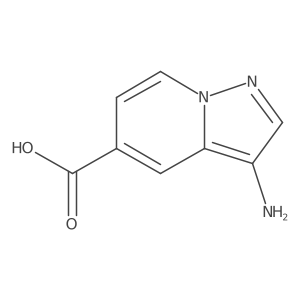 3-Aminopyrazolo[1,5-a]pyridine-5-carboxylic acid Structure