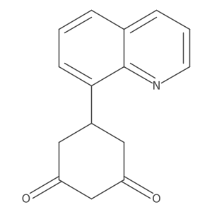 5-(Quinolin-8-yl)cyclohexane-1,3-dione结构式