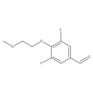 3,5-Difluoro-4-(2-methoxyethoxy)benzaldehyde Structure
