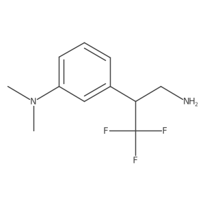3-(3-amino-1,1,1-trifluoropropan-2-yl)-N,N-dimethylaniline Structure