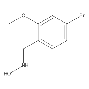 N-[(4-bromo-2-methoxyphenyl)methyl]hydroxylamine Structure